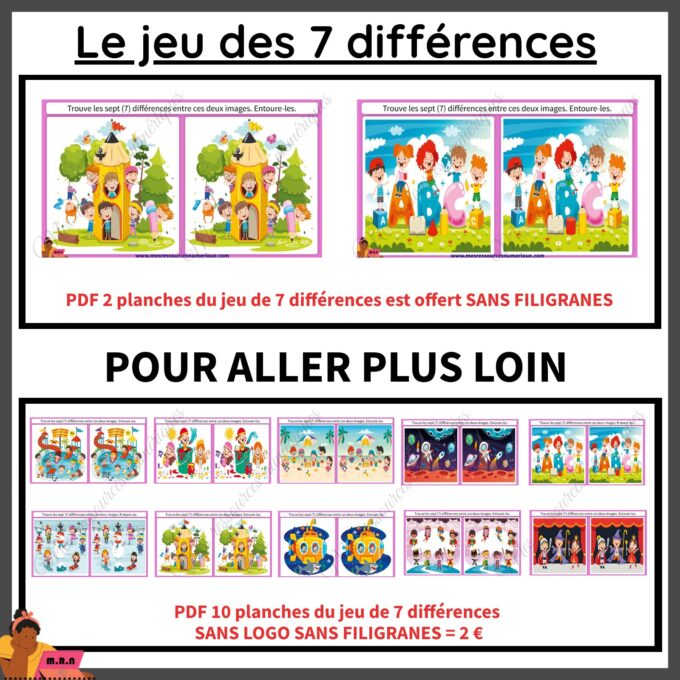 Le jeu des 7 différences