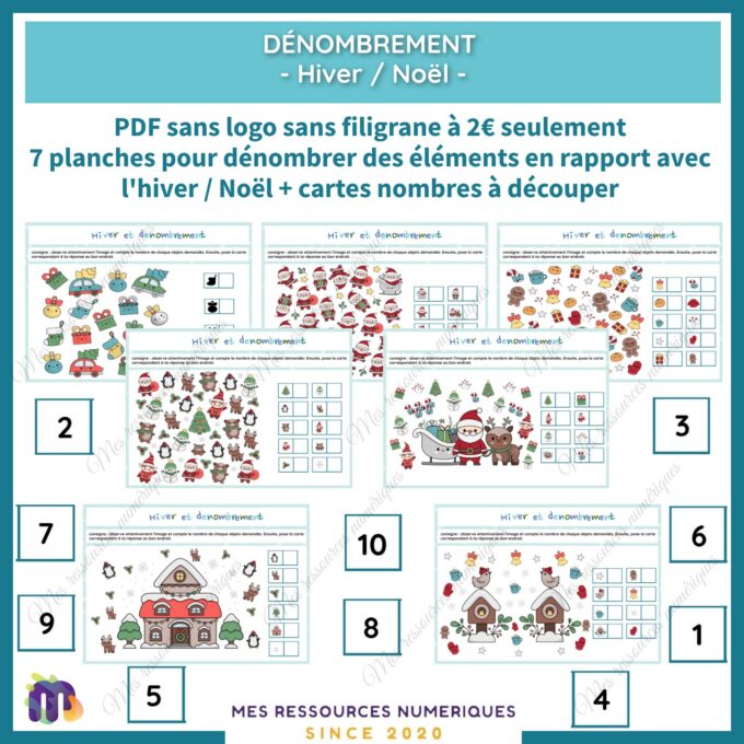 DÉNOMBREMENT – Hiver / Noël – version complète